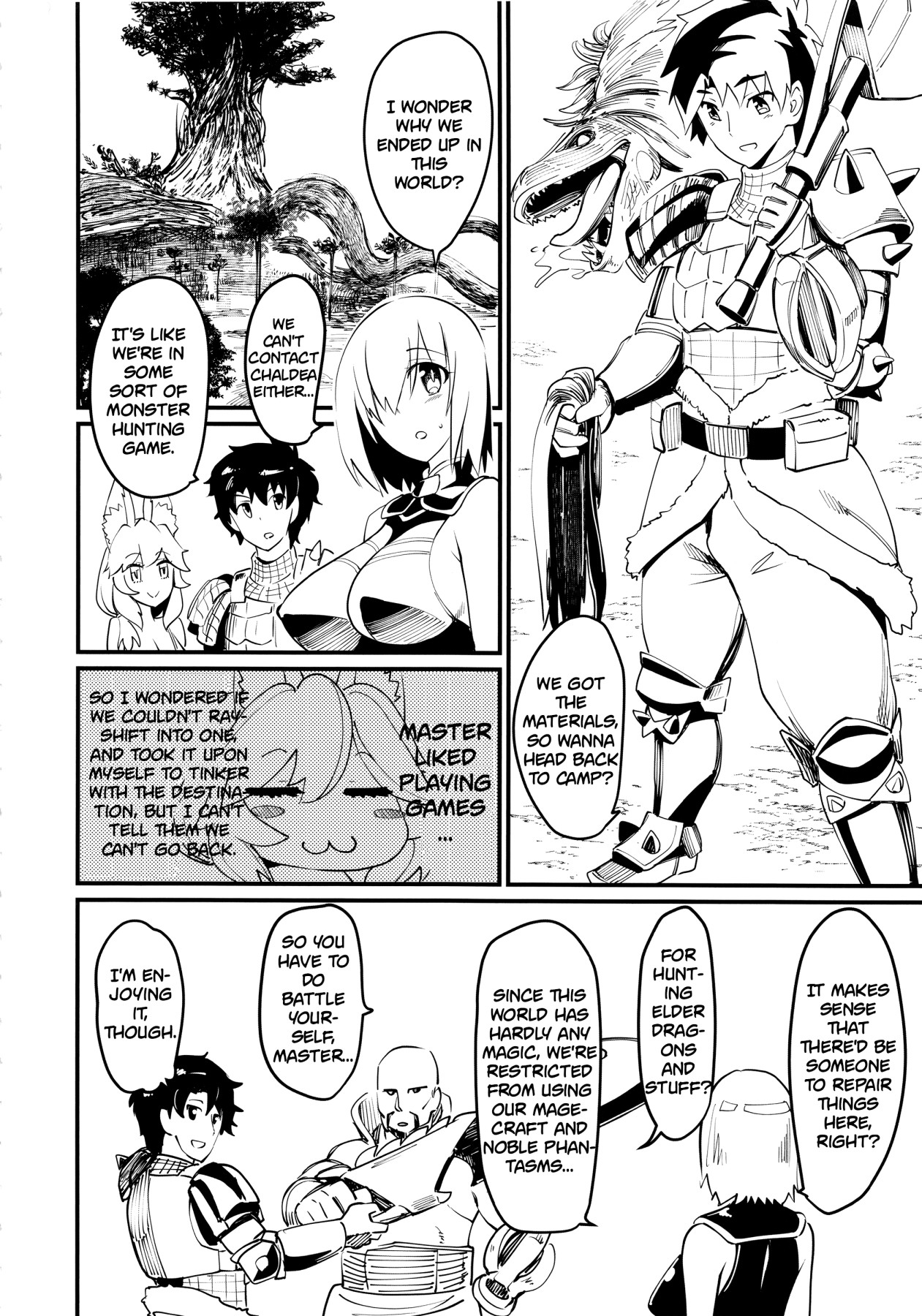 Hentai Manga Comic-Mash  and Tamamo and Master Hunting-Read-3